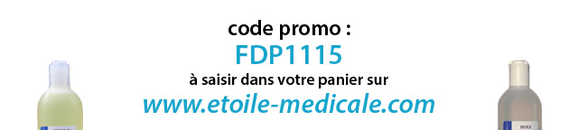 code promo : BIENVENUE2015 à saisir dans votre panier sur www.etoile-medicale.com